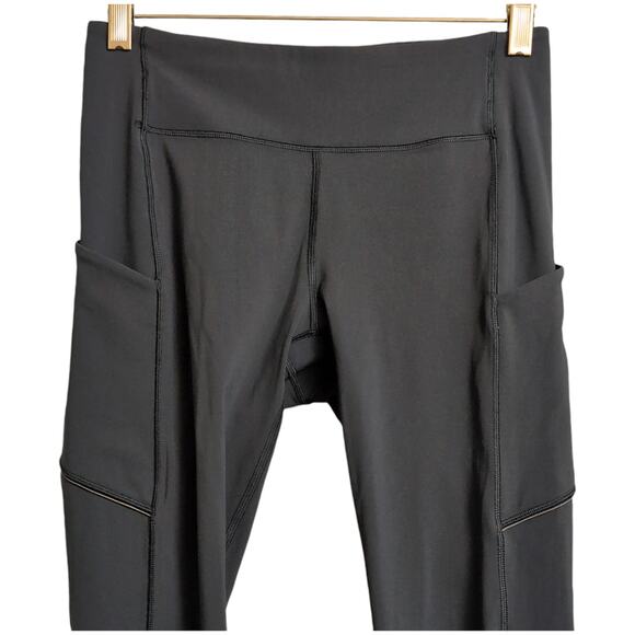 Lululemon Speed Up Tight 25" Night Diver Leggings Pockets Athletic Pants Size 6 - Picture 2 of 9